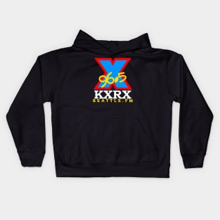 KXRX Radio Station Seattle Kids Hoodie